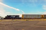 NS SD40-2 Locomotive in the yard